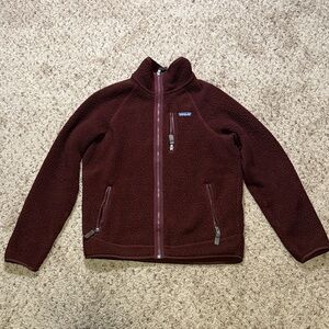 Patagonia Burgundy Fleece Jacket